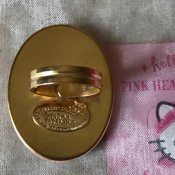Tarina Tarantino Pink Head Ring NEW NWT - Picture 4 of 6